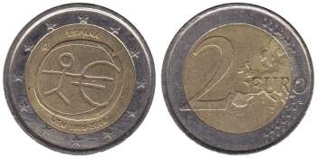 Coin: 1 Euro (Spain(1999~2014 - Juan Carlos I (Euro) - Circulation